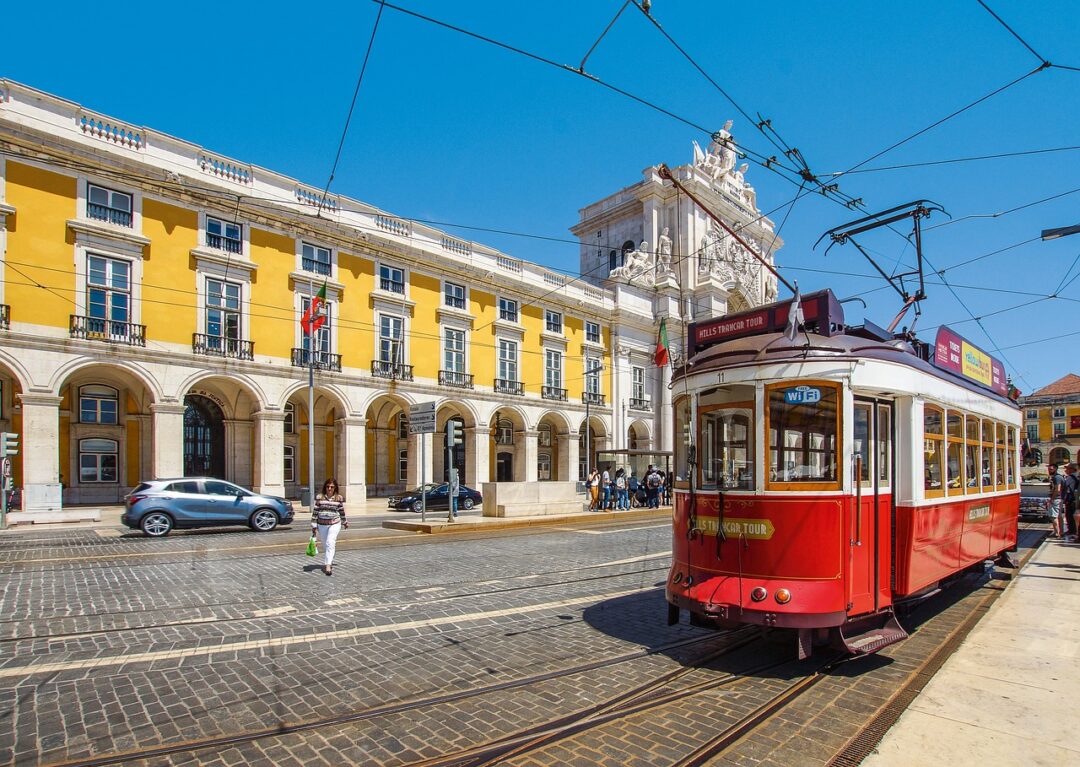 tram, train, road